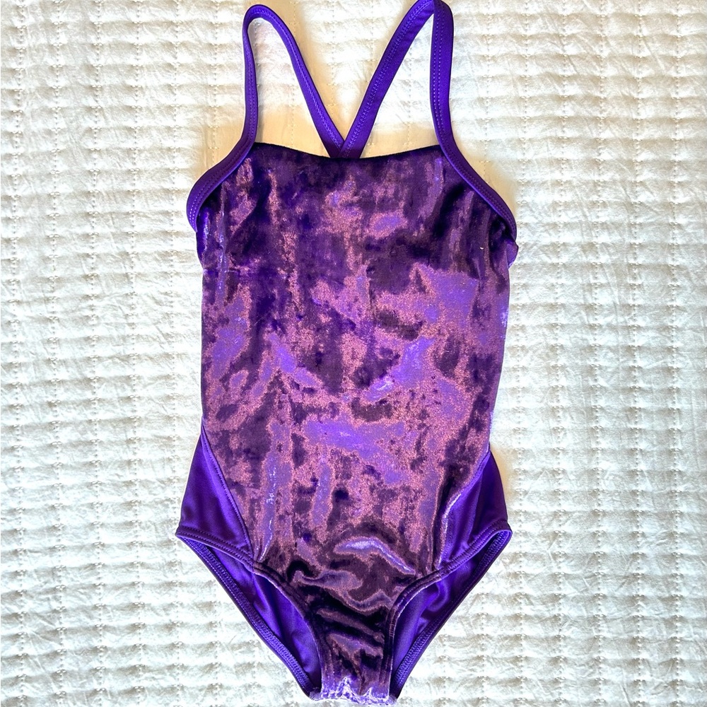 Bloch Ballet leotard & skirt | size 2-4 | purple velvet | perfect condition